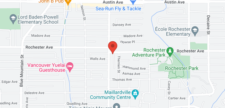 map of 1100 ROCHESTER AVENUE